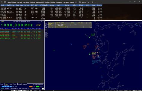 Dump1090 mutability web server.  A simple ADS-B (Automatic Dependent Su...