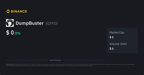 DumpBuster Price: GTFO Live Price Chart & News