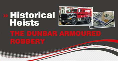 Dunbar armored robbery where are they now. The robbery was masterminde...