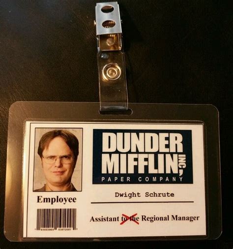 Dunder Mifflin Name Tags Printable