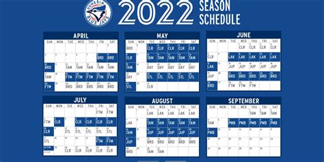Dunedin blue jays schedule. 2023 Schedule Announced Home Opener Set for April 11th. November 29, 2022. Dunedin Blue Jays open on Road and Return to TD … 
