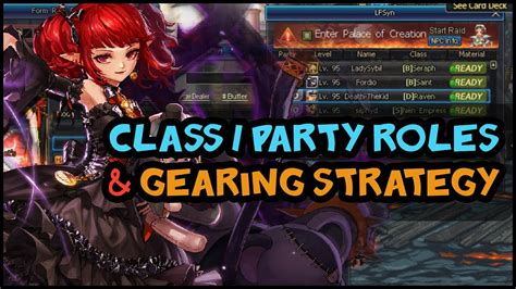 Dungeon Fighter Online - Class / Party Roles & Gearing Meta