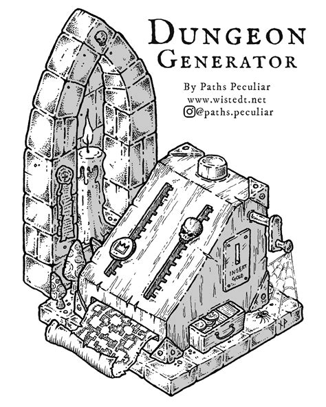Dungeon Generator for D&D MythWeavers Donjons et dragons, Idées de personnage, Jdr