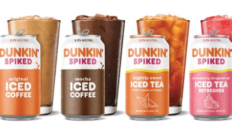 Dunkin’ is releasing a line of spiked coffee and tea