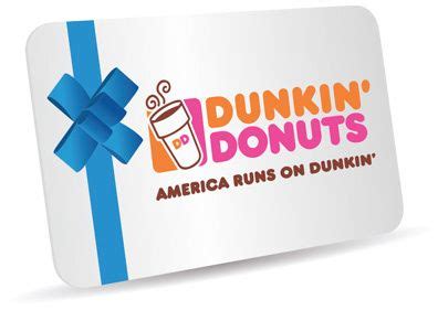 Dunkin Christmas Gift Cards