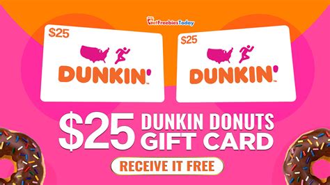 Dunkin Donut Gift Card Deals