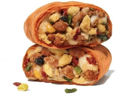 Dunkin chorizo wrap. We stop by Dunkin and try the new chorizo and egg wrap, chicken and roasted pepper wrap along with the returning salted caramel cold brew & caramel chocoholi... 