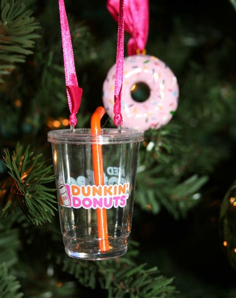 Dunkin' Donuts Glass Christmas Ornament 2" Tall. "Still in box but there is a gold tint in the bottom of the glass. Is appears to be between the "... Read more. Breathe easy. Returns accepted. US $6.35Standard Shipping. See details. 30 days returns.. 