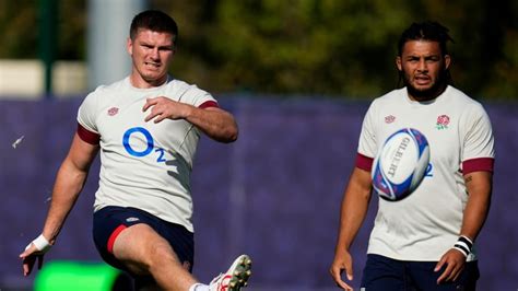 Dunking balls in a bucket part of England’s prep for Rugby World Cup semifinal against South Africa