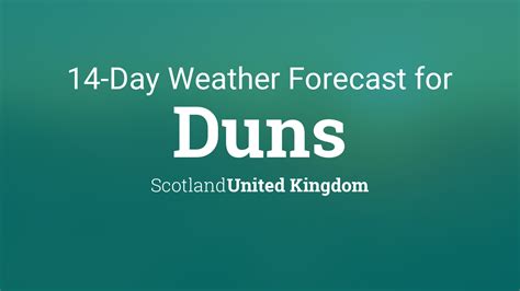 Duns, Scottish Borders, United Kingdom Daily Weather