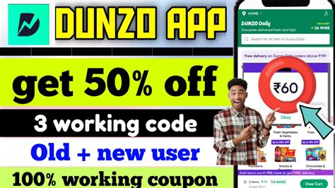 Dunzo Coupon Codes & Offers Upto 50% Off on Groceries - Apr …