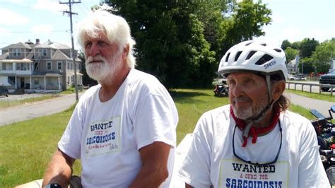 Duo biking cross-country for causes close to heart