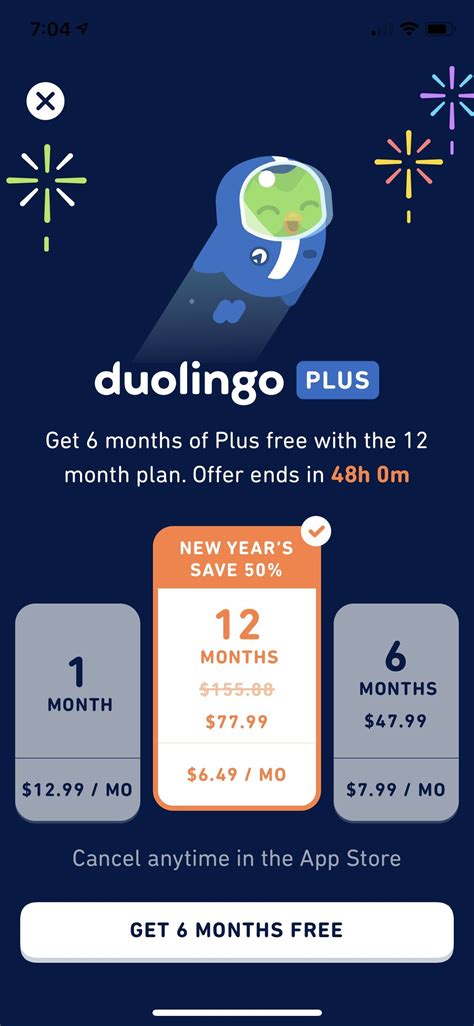 Duolingo pricing. Por ejemplo, para una familia de cuatro, en lugar de pagar aproximadamente $335,52 por planes individuales ($83,88 x 4), pagarían solo $119,99 con el Plan Familiar, ahorrando más de $200 anualmente. En resumen, si eres un estudiante individual, el Plan Duolingo Plus individual debería ser suficiente. 