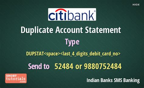 Duplicate Account Statement Request 