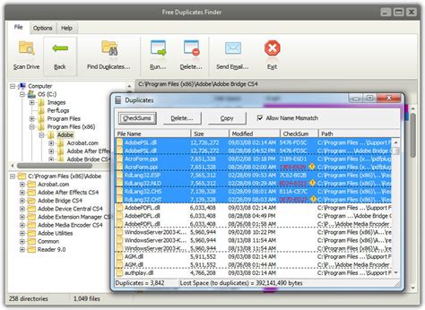 Duplicate file finder free. To start a scan, you simply add a folder to the main window and hit “Scan.”. Easy peasy. After a minute or two, you’ll get a list of all the files the app found duplicates of. The original ... 