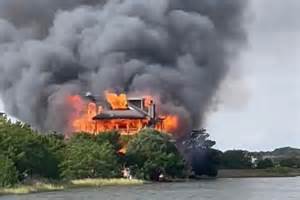 Duplicate of temple set ablaze criticized in Emerald Isle