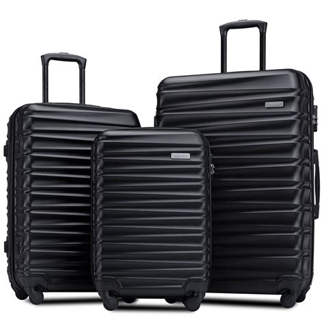 Durable luggage. Best Luggage Set. This lightweight hardshell three-piece set includes a 20-inch, 24-inch, and 28-inch rolling suitcase. Each one features 360-degree wheels, ergonomically designed handles, and ... 
