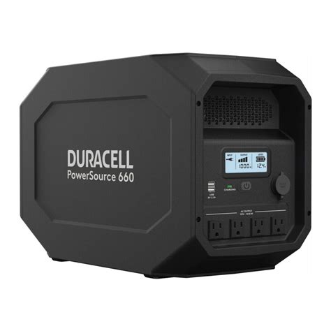 Duracell PowerSource 660 User Manual - Manuals+