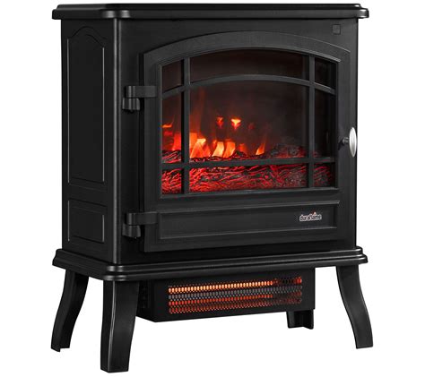 R.W.FLAME Electric Fireplace Stove Heater with Remote Control, 25" Fireplace Heater, Adjustable Brightness and Heating Mode, Overheating Safe Design,Flame Work with or Without Heat 4.3 out of 5 stars 348. 