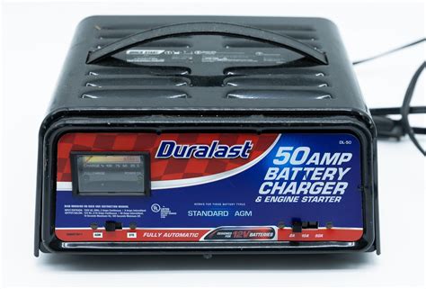 Duralast 8 amp battery charger instructions. Step1: First of all, ensure that all the starter battery switches are OFF. Step2: Bring your AC adapter node into the Duralast charging spot. Step3: Make the adapter plugged into a power supply source. Step4: There is an LED display in the Duralast battery. It gives a signal when the charging is started. 