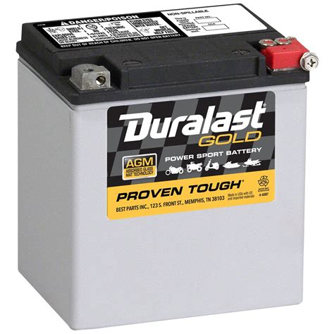 Duralast Platinum is categorized as an AGM battery, promised t