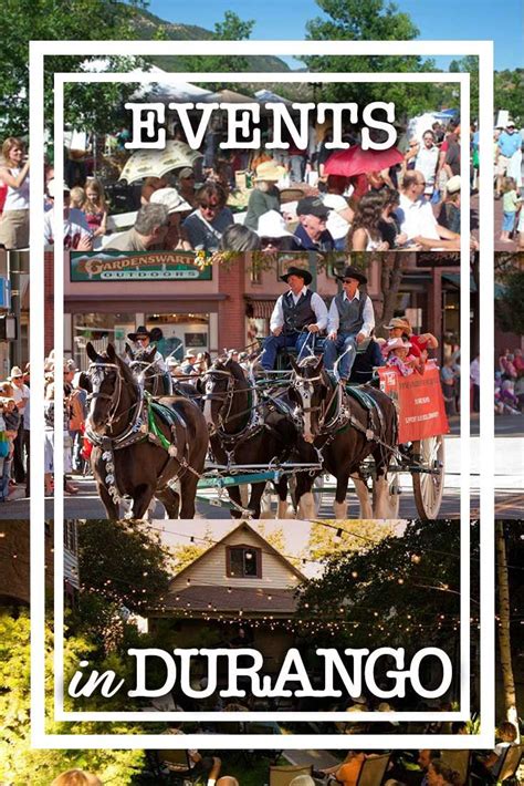 Durango Events Calendar Customize and Print