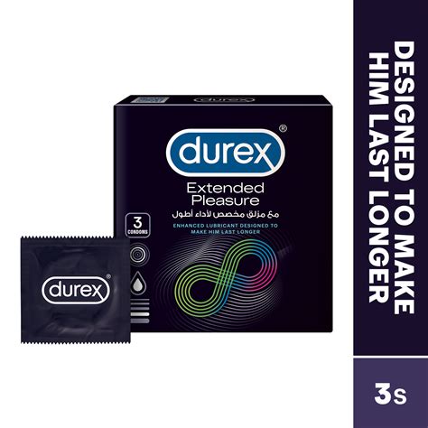 Durex Extended Pleasure Condoms for Men with Enhanced …