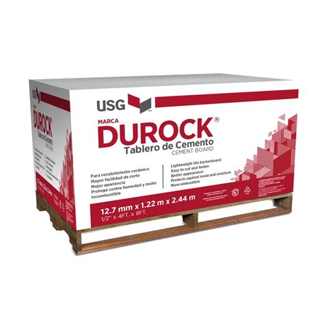 Durock menards. Durock® cement board is a strong, water-durable tile base for walls, floors, countertops, tub, and shower areas. The high flexural strength of Durock® resists bending to prevent finish cracking, making it the perfect choice. Durock® is designed for direct application of porcelain tile, ceramic tile, stone, and thin brick used for exterior applications. 