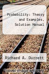 Durrett probability theory and examples solutions manual. - Il burraco agonistico il manuale del burraco.