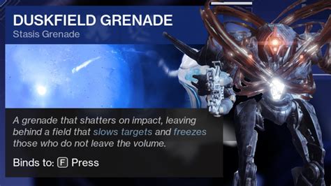 Duskfield grenade. Things To Know About Duskfield grenade. 