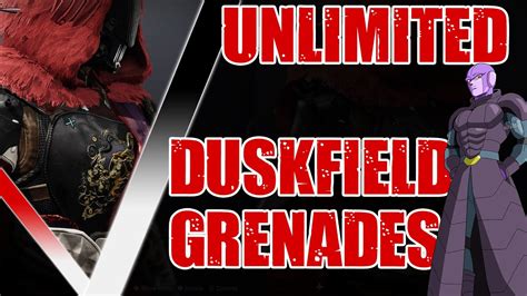 Duskfield grenade hunter. Dec 7, 2020 · This Destiny 2: Beyond Light PvE Hunter build focuses on clearing adds quickly and frequently. The Shards of Galanor will refund up to 50% of a Guardian’s super energy depending on how many enemies they hit with the Blade Barrage’s knives. From there, players rely on effectively building CWL stacks and consuming those stacks with grenades ... 