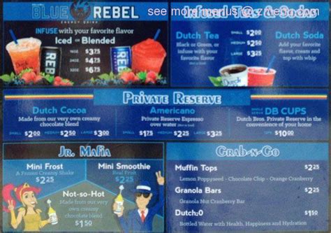 Dutch Bros Coffee menu in Brookings, Oregon, USA - Sirved Mobile …