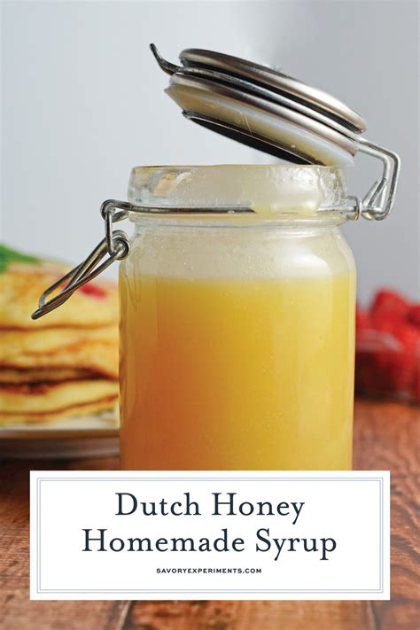 Dutch Honey Recipe