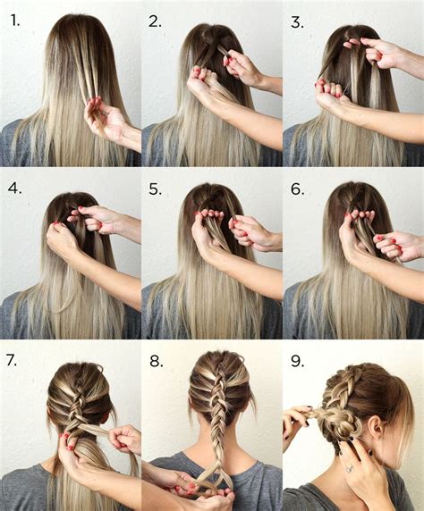 Dutch braid tutorial. Step-by-Step Dutch Braiding Tutorial. Begin with a fresh canvas. Brush the hair down and back to detangle it and eliminate your part. Section off a portion of hair on top between the upper sides of the head. For a thicker braid, use more hair. Conversely, use a smaller amount of locks for a smaller one. Separate the section into three equal parts. 