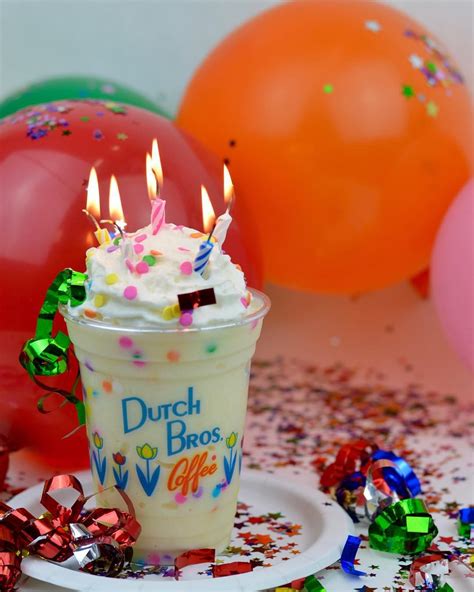 Dutch bros birthday. We’d love to celebrate your birthday with you! Download the Dutch Bros app to receive a free drink reward on your birthday! If you don’t have the app, let your broista know! 