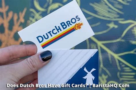 Check the balance of your Dutch Brothers Coffee gift card to see how m