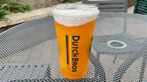 Dutch bros rebel. 56G. 43G. Protein. 0G. 0G. 0G. *2,000 CALORIES A DAY IS USED FOR GENERAL NUTRITION ADVICE, BUT CALORIE NEEDS VARY. ADDITIONAL NUTRITION INFORMATION AVAILABLE UPON REQUEST. Tap into your inner tiger with Dutch Bros' Tiger's Blood Lemonade - a mix of our signature lemonade and strawberry syrup and coconut syrup that's guaranteed to satisfy! 