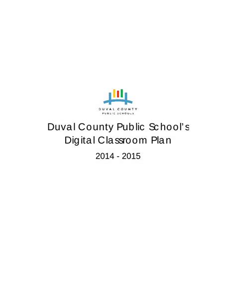 Duval County Public School’s Digital Classroom Plan