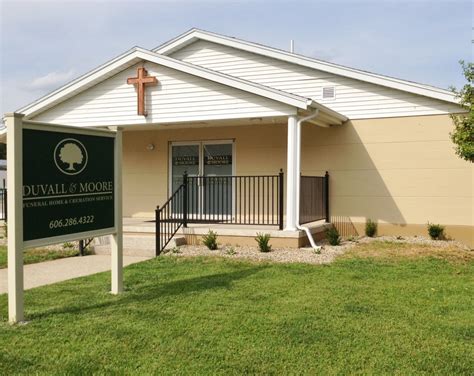 Duvall funeral home olive hill ky. Duvall & Moore Funeral Home & Cremation Service ... 149 Whitt Street- P.O. Box 526 | Olive Hill, KY 41164 | Tel: 1-606-286 ... Funeral Home website by ... 