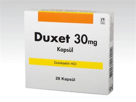 Duxet 30 mg nedir ne için kullanılır