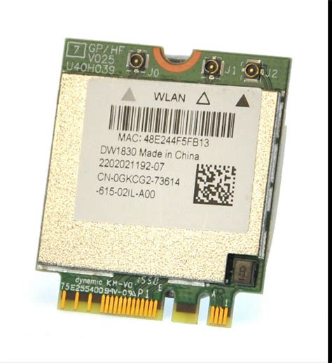 Dw1830 ebay.  Manufacturer Part #0HHKJD/ GKCG2. 1 802. 1 + HS onto one card....