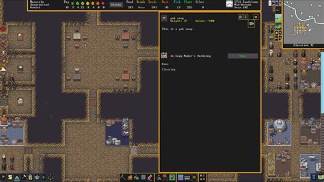 Dwarf fortress soap. Typing createitem floor will switch it back to placing created items on the floor. This will also happen automatically if the previously-selected container or building is destroyed. A list of valid item tokens can be found here. Note that CORPSE, CORPSEPIECE, and FOOD are not supported by DFHack. You can create multiple items at once by ... 