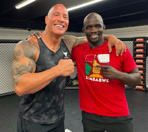 Dwayne 'The Rock' Johnson's major act of kindness for UFC's Themba Gorimbo