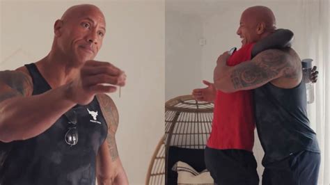 Dwayne ‘The Rock’ Johnson surprises UFC fighter Themba Gorimbo in Miami after inspired by his $7 journey
