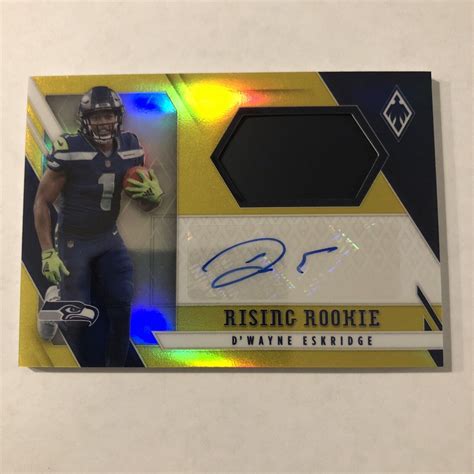 Dwayne Eskridge 2024 Gold Standard RPA Rookie Patch Auto