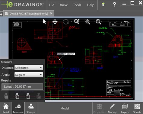 Dwg viewer. DWG Viewer & Editor is a light and fast viewer, designed to browse, view, edit, measure and print DWG/DXF/DWF files. Supported formats Support AutoCAD .dwg .dxf .dwf files, version R14 to the latest 2025, and also can open raster image formats—.bmp .jpg .png .gif .tif ... 