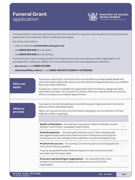 Dwp funeral grant online application.  Go to www.  This includes: Funeral Support Paym...