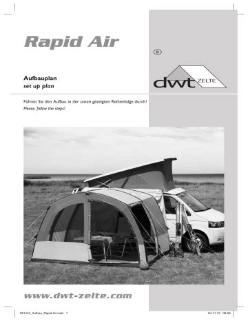 Dwt-Zelte Rapid Air Owner Manual Manualzz