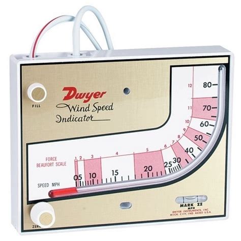 Dwyer MARK II WSI METRIC - Wind Speed Indicator, KPH Scale