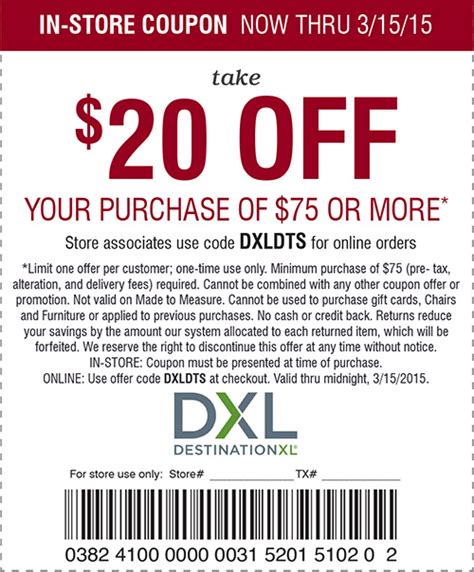 Dxl coupon code 2023. Things To Know About Dxl coupon code 2023. 